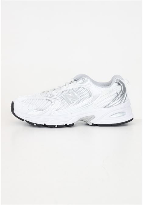 White and silver 530 sneakers for men and women NEW BALANCE | MR530EMA.
